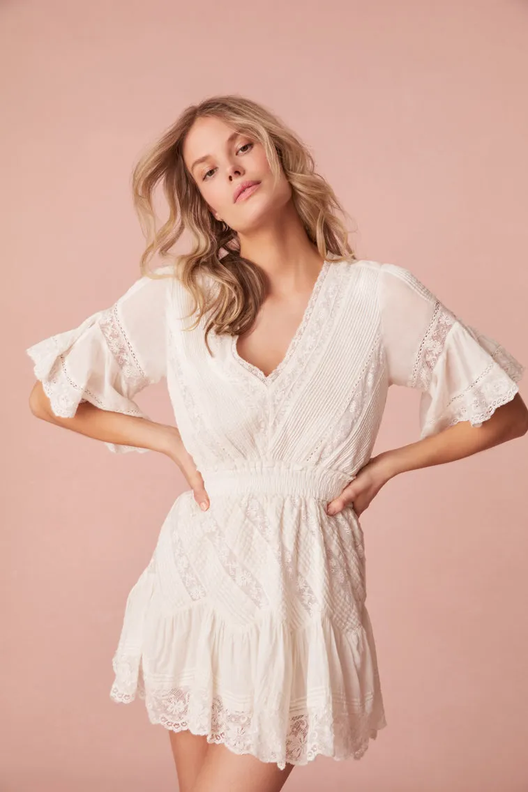 Calamina Lace Mini Dress sold by LoveShackFancy product image thumbnail 3