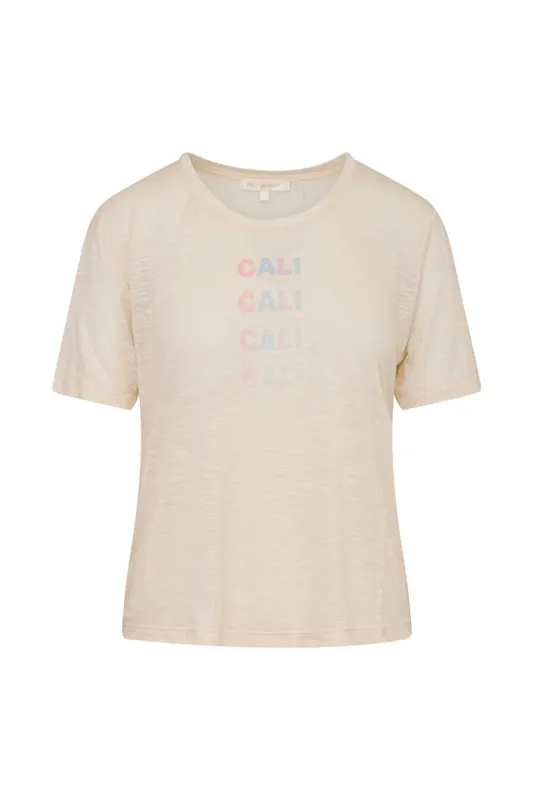Calix City Tee- CREAM CALI sold by LoveShackFancy