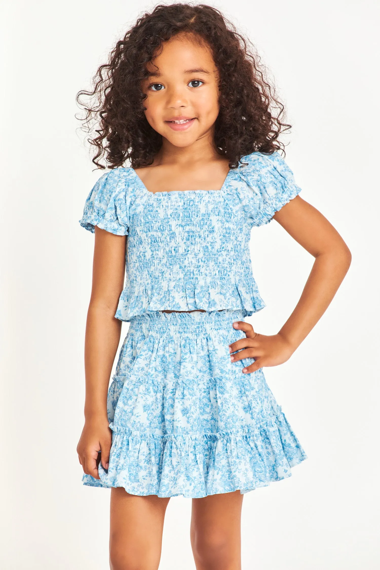 Girls Fabielle Smocked Top sold by LoveShackFancy product image thumbnail 5