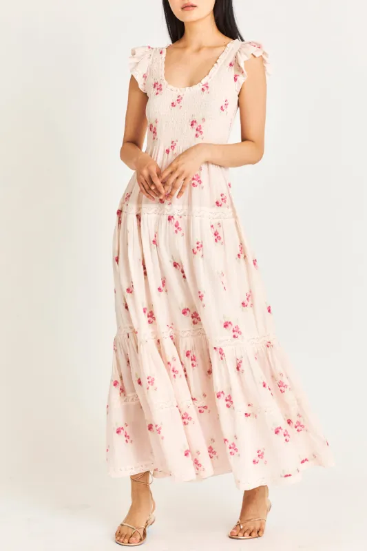 Chessie Floral Maxi Dress sold by LoveShackFancy