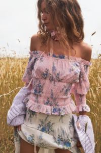 Fifi Shoulder Top sold by LoveShackFancy