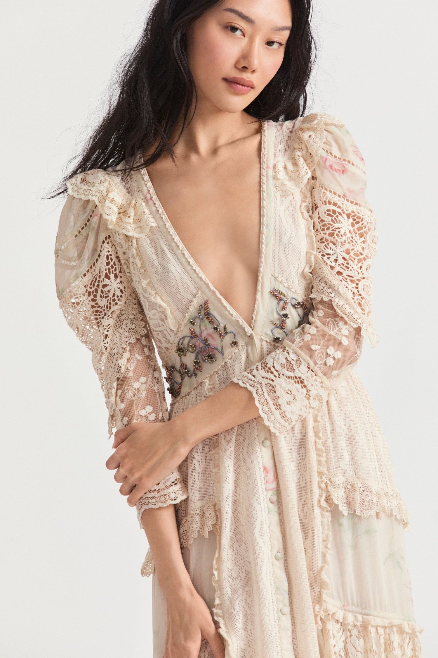 Ibis Maxi Dress sold by LoveShackFancy product image thumbnail 4