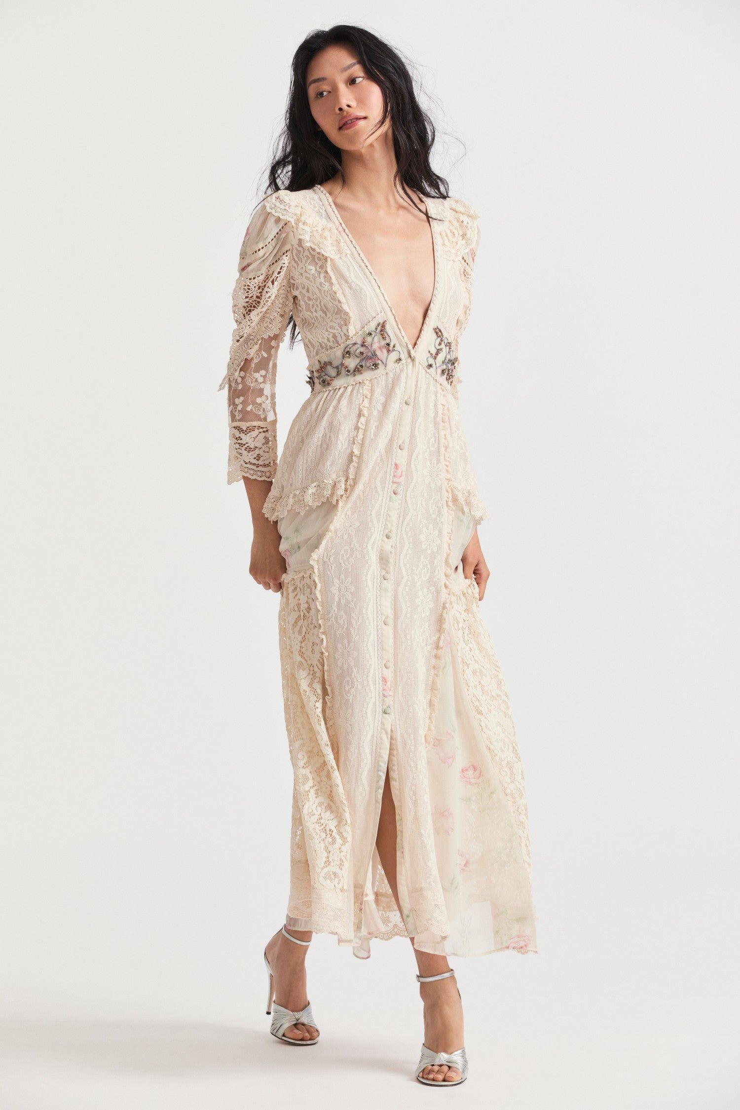 Ibis Maxi Dress sold by LoveShackFancy