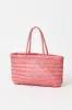 Dragon Diffusion Mini Flat Gora Tote- PASTEL PINK sold by LoveShackFancy