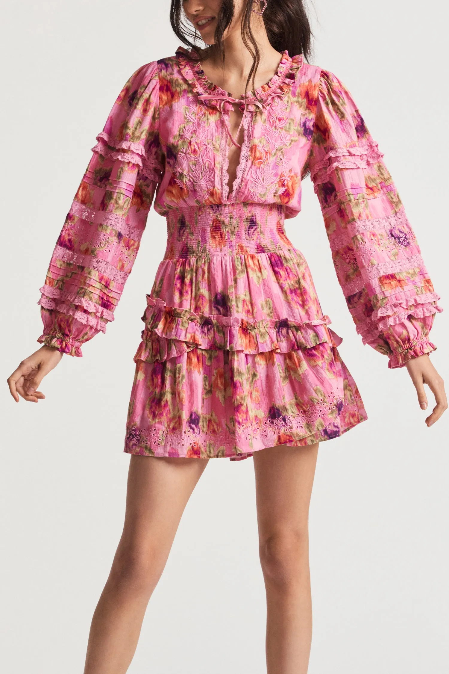 Clarkie Mini Dress sold by LoveShackFancy