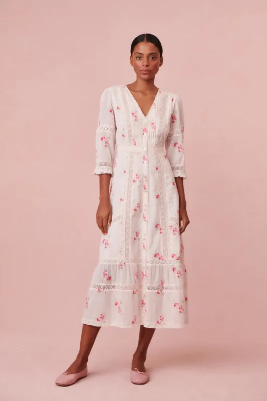 Desert Victorian Cotton Midi Dress sold by LoveShackFancy