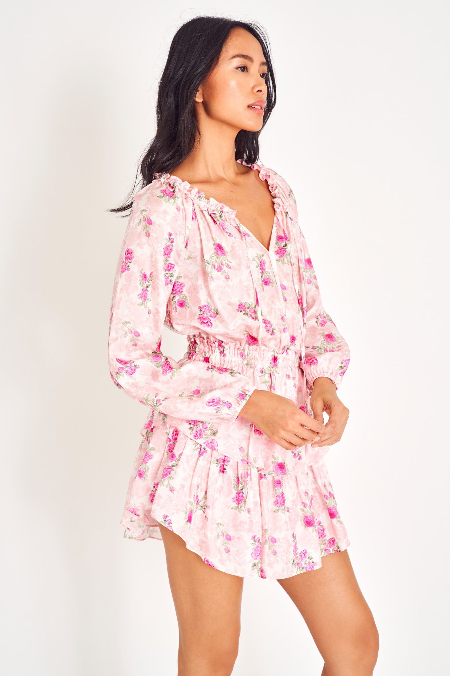 Popover Silk Mini Dress sold by LoveShackFancy product image thumbnail 5