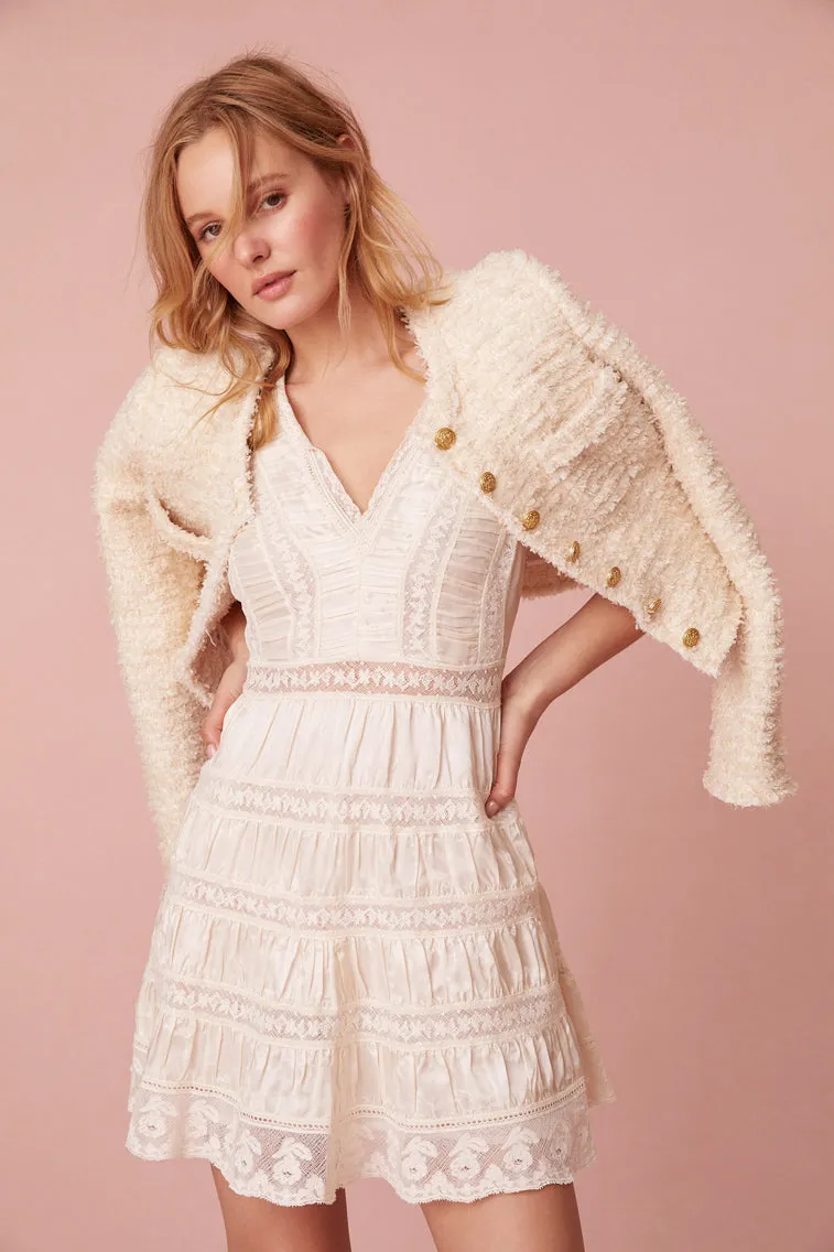 Alik Lace Mini Dress sold by LoveShackFancy product image thumbnail 5