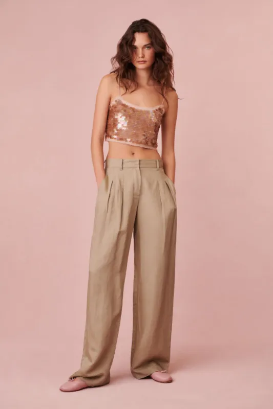 Adams Everyday Tailored Pant sold by LoveShackFancy