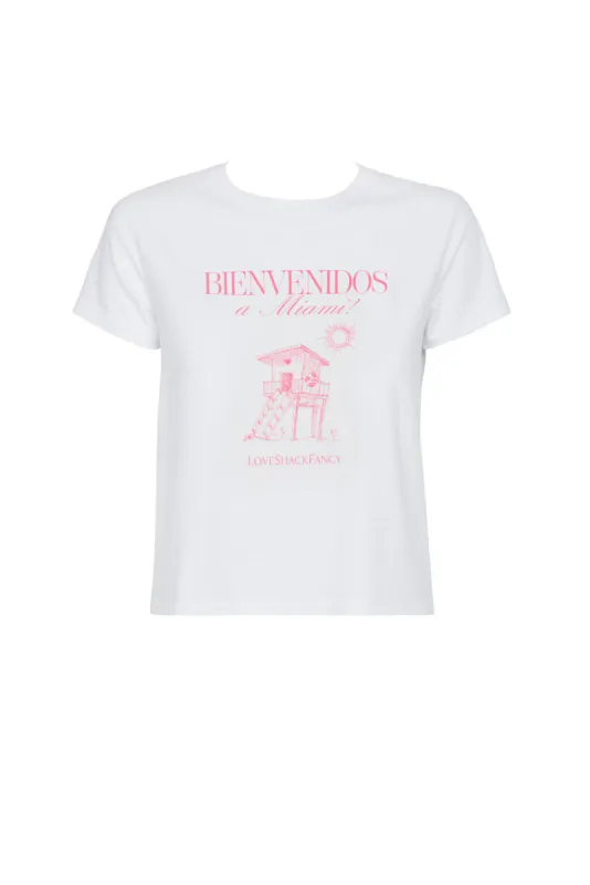 Lia Tee - WHITE MIST (Miami) made by LoveShackFancy