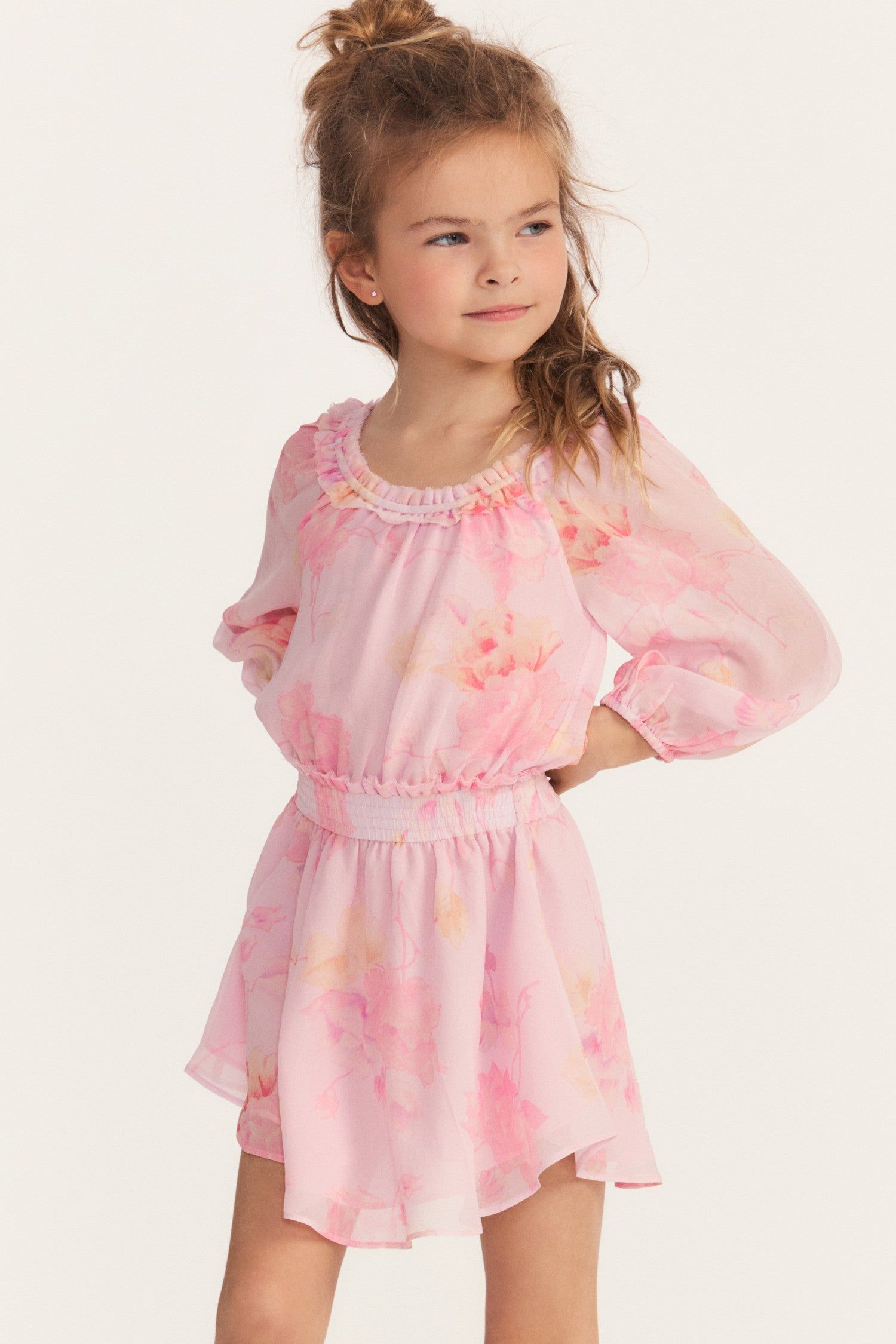 Girls Mini Popover Dress sold by LoveShackFancy product image thumbnail 3