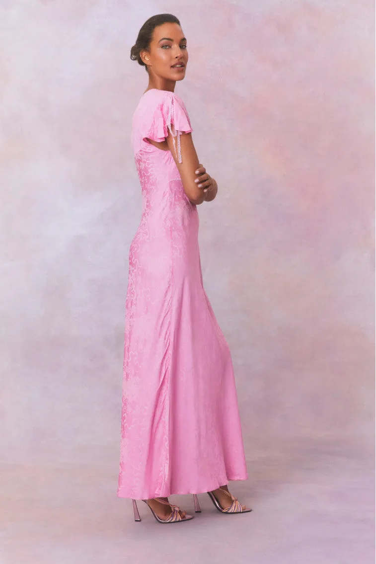 Loulou Jacquard Printed Maxi Dress sold by LoveShackFancy product image thumbnail 3