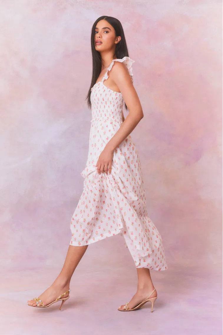 Guinevere Cotton Smocked Maxi Dress sold by LoveShackFancy product image thumbnail 5