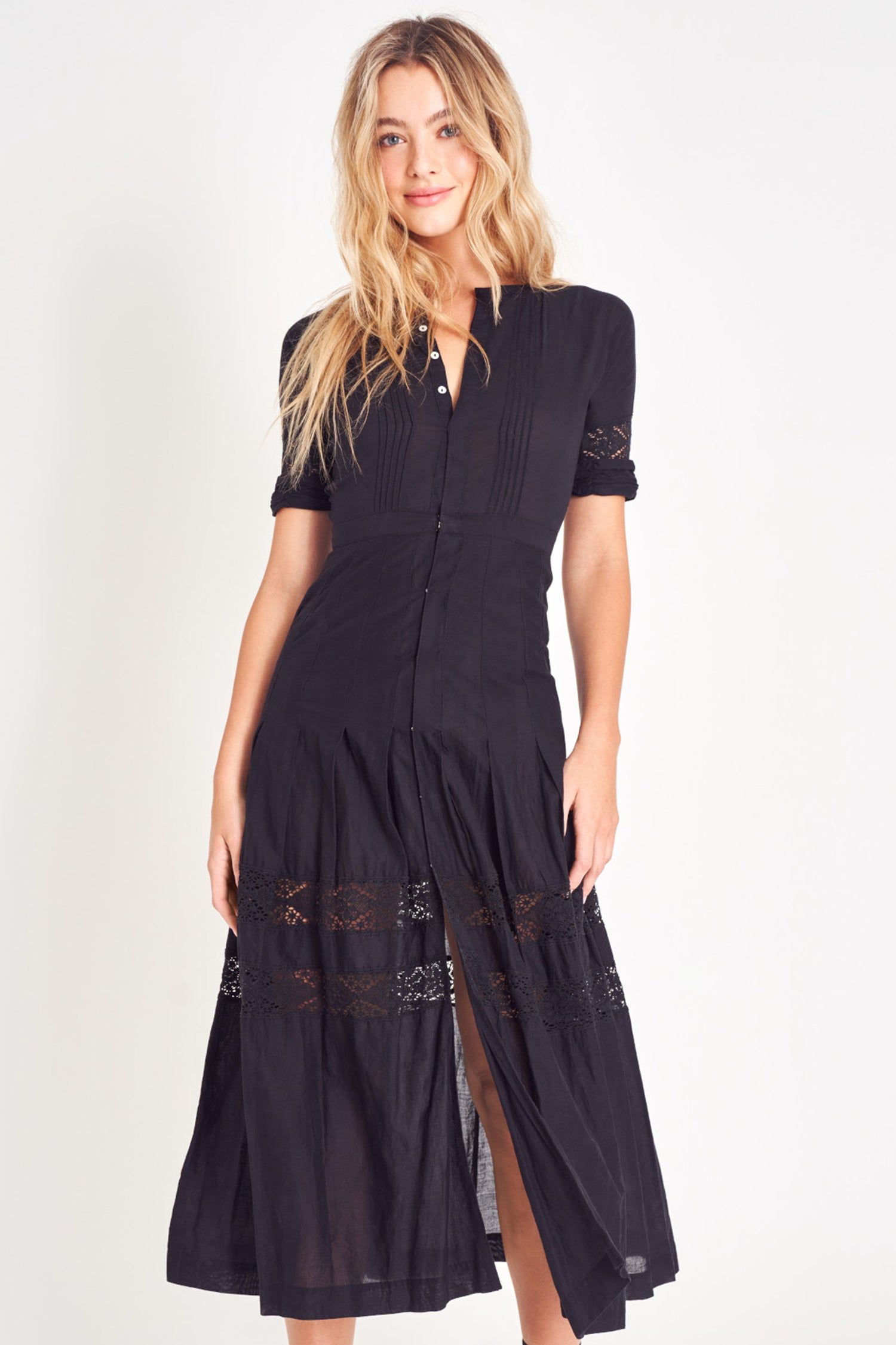 Edie Dress - BLACK sold by LoveShackFancy