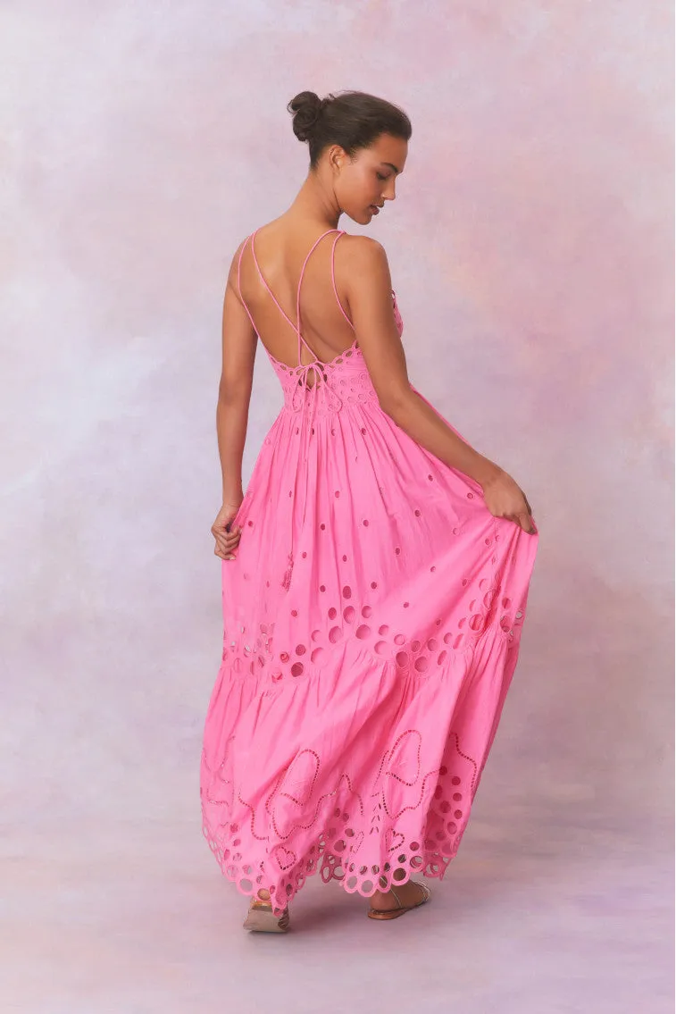 Melville Cotton Eyelet Maxi Dress sold by LoveShackFancy product image thumbnail 5