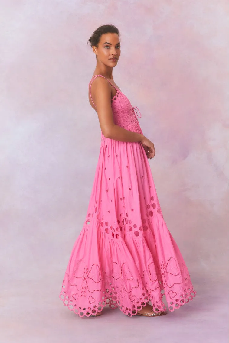Melville Cotton Eyelet Maxi Dress sold by LoveShackFancy product image thumbnail 4