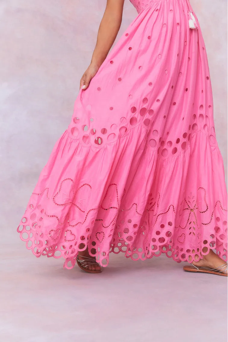 Melville Cotton Eyelet Maxi Dress sold by LoveShackFancy product image thumbnail 3