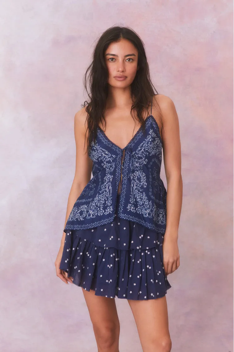 Tivelo Bandana Print Cotton Cami Top sold by LoveShackFancy product image thumbnail 3