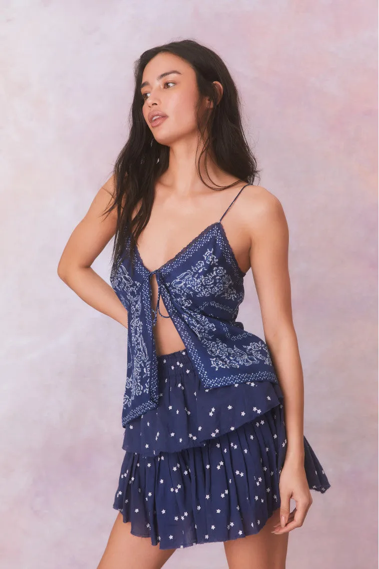 Tivelo Bandana Print Cotton Cami Top sold by LoveShackFancy product image thumbnail 2