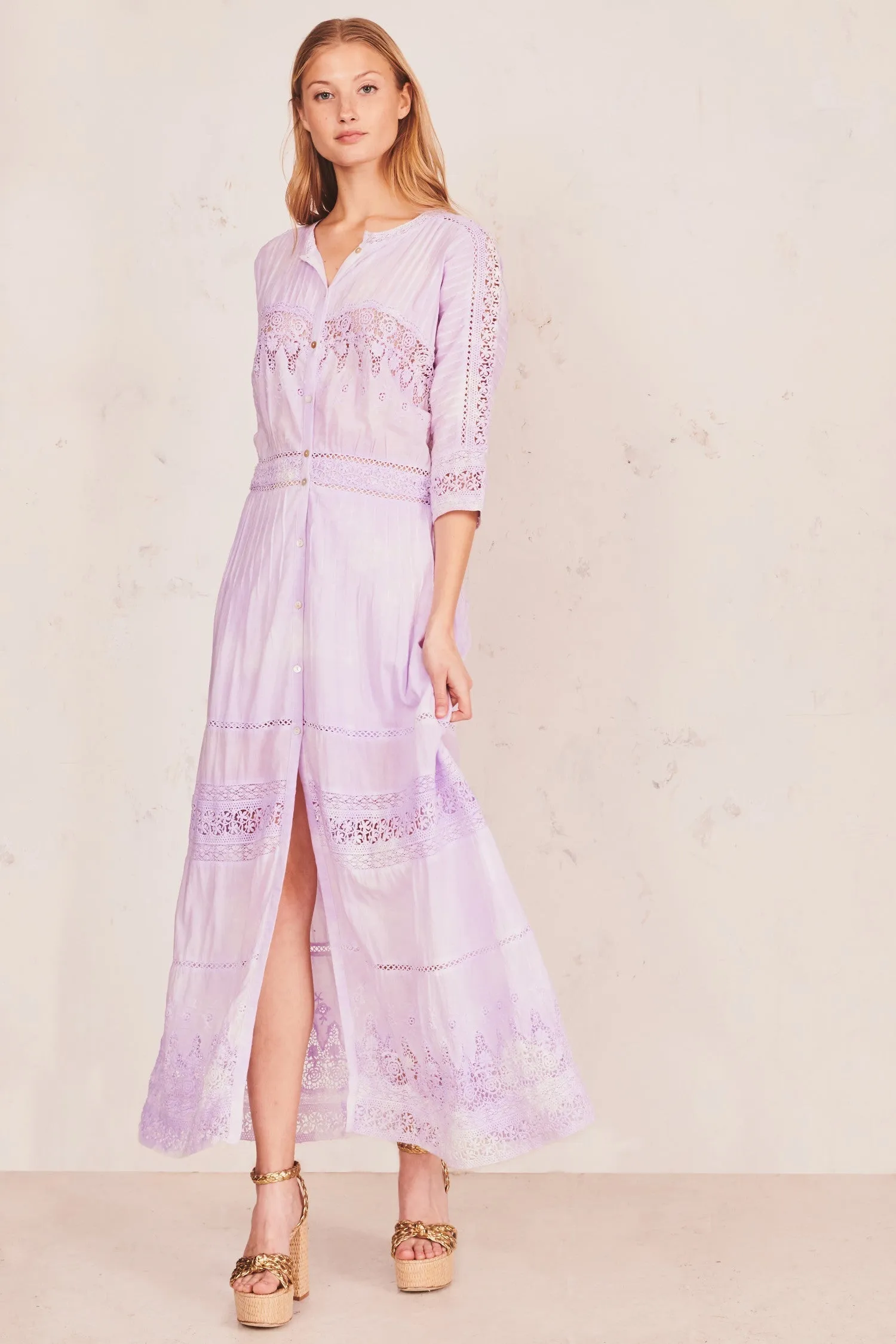 Beth Cotton Midi Dress sold by LoveShackFancy