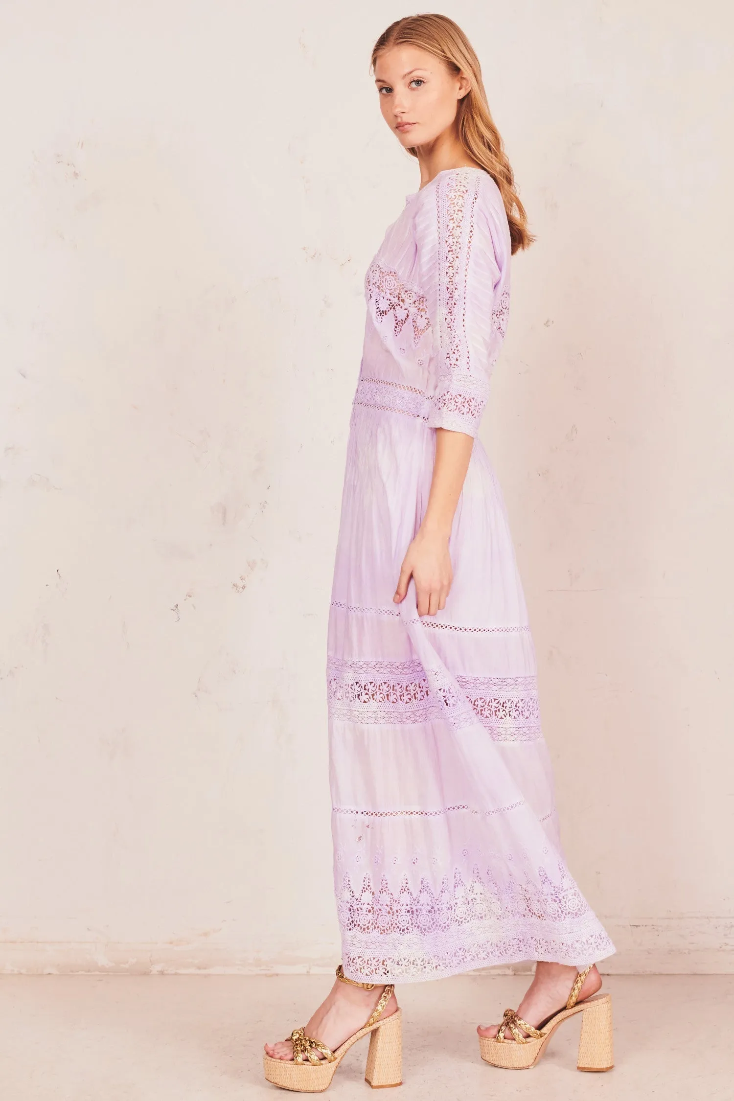 Beth Cotton Midi Dress sold by LoveShackFancy product image thumbnail 3