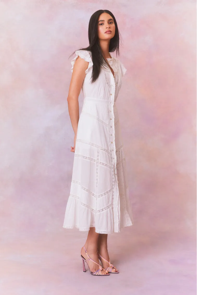 Remi Cotton Victorian Midi Dress sold by LoveShackFancy product image thumbnail 2