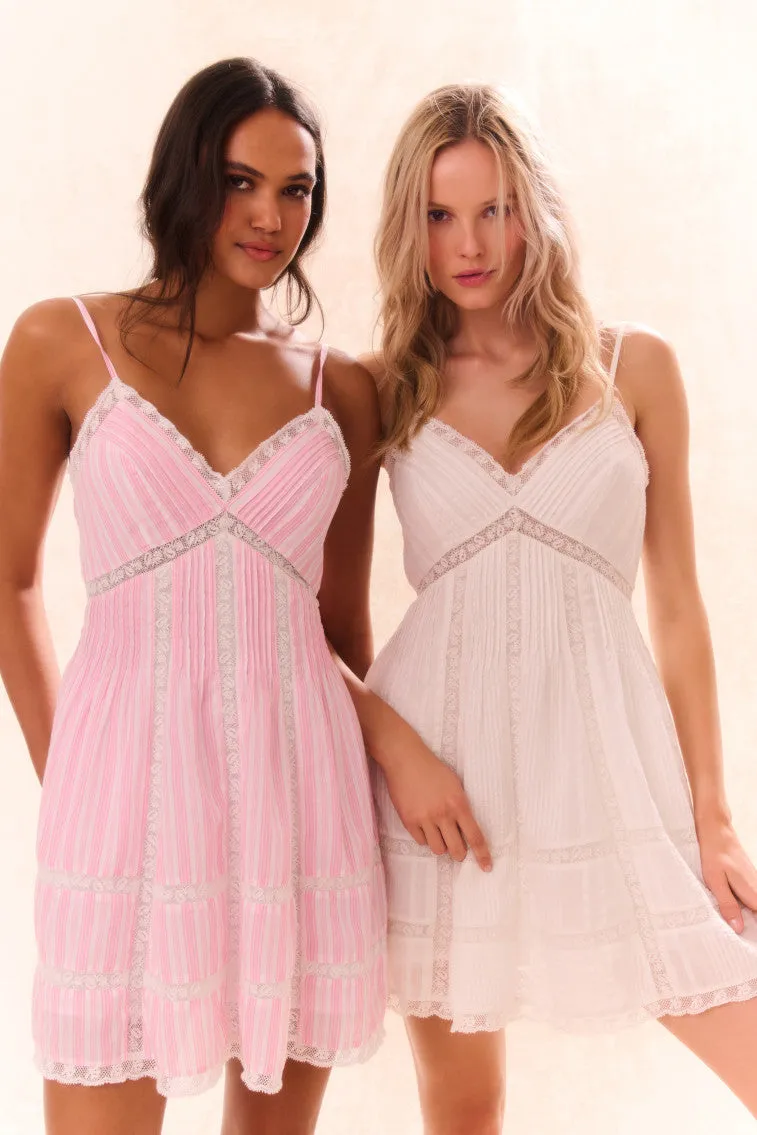 Docila Cotton Mini Dress - WHITE sold by LoveShackFancy product image thumbnail 3