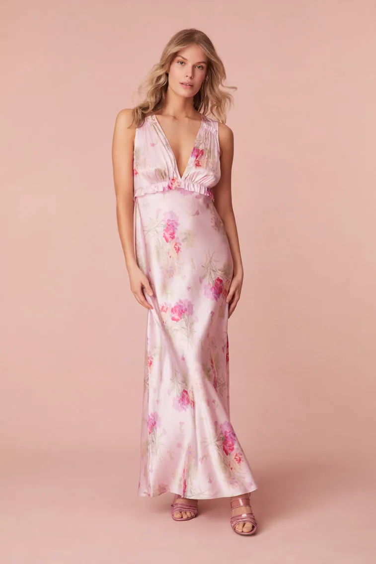 Suniva Silk Charmeuse Slip Dress sold by LoveShackFancy