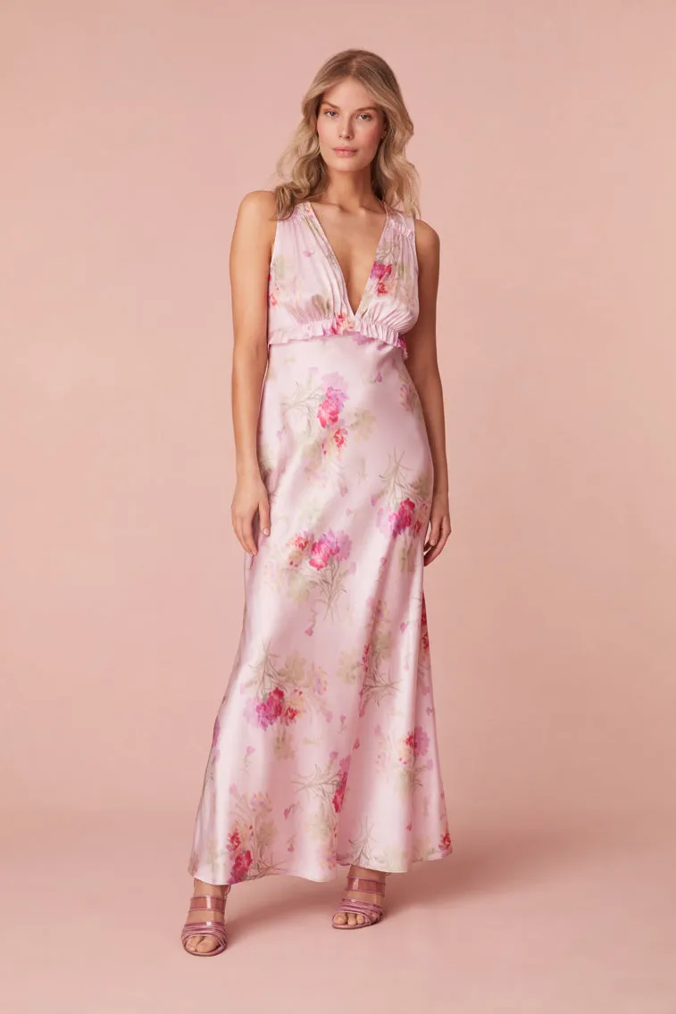 Suniva Silk Charmeuse Slip Dress sold by LoveShackFancy product image thumbnail 3