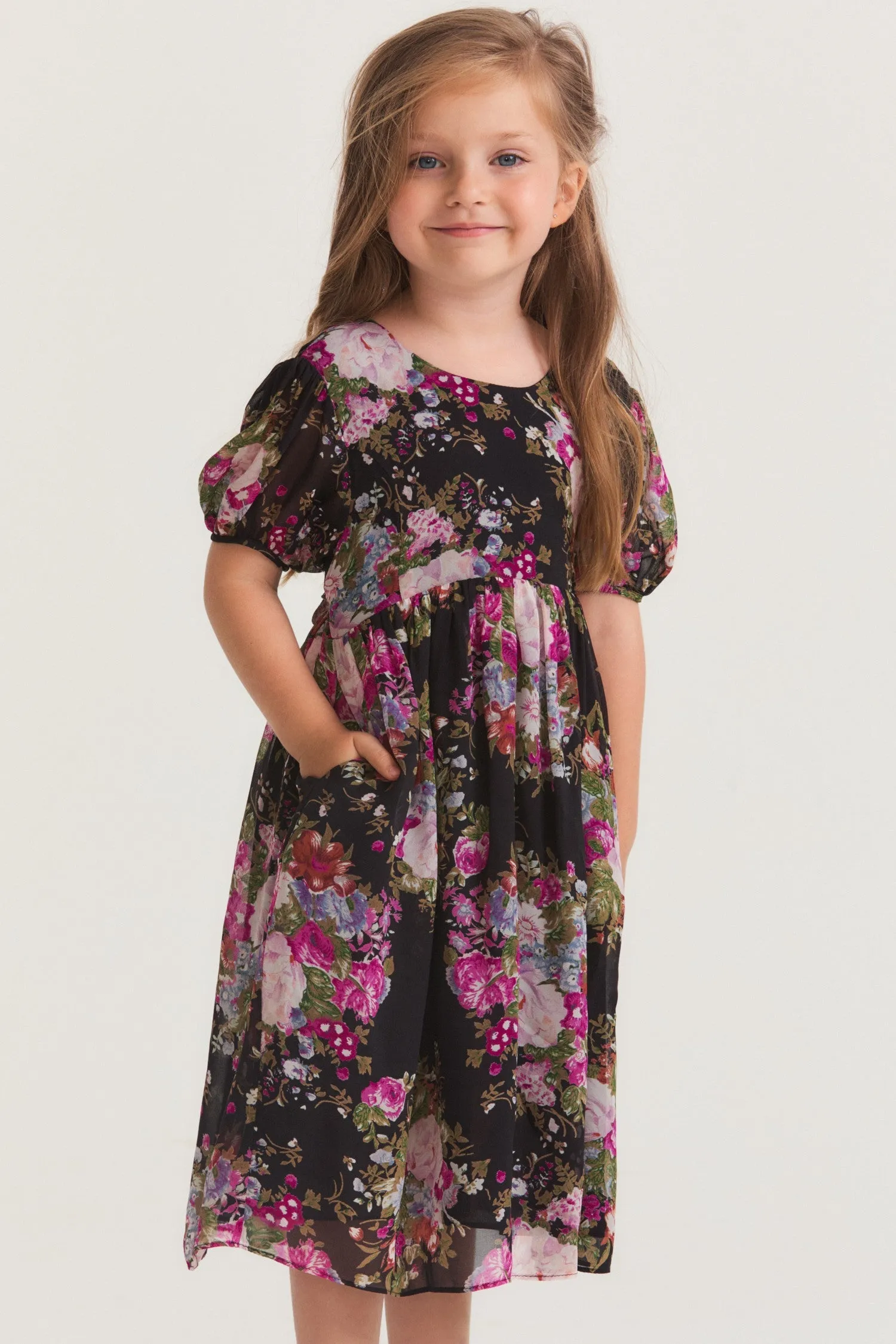 Girls Holly Floral Dress sold by LoveShackFancy
