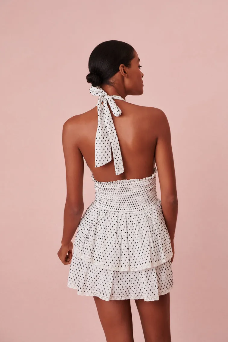 Deanna Halter Polka Dot Dress sold by LoveShackFancy product image thumbnail 2