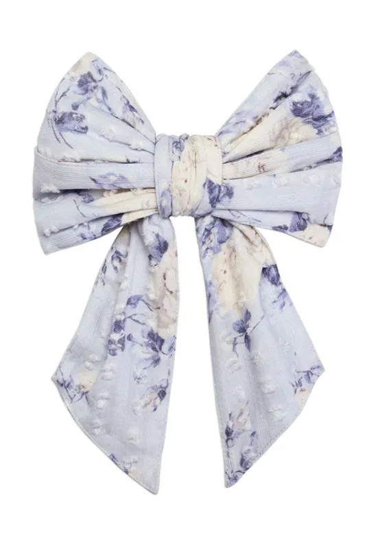 Elisiette Hair Barrette - WHISPER BLUE sold by LoveShackFancy