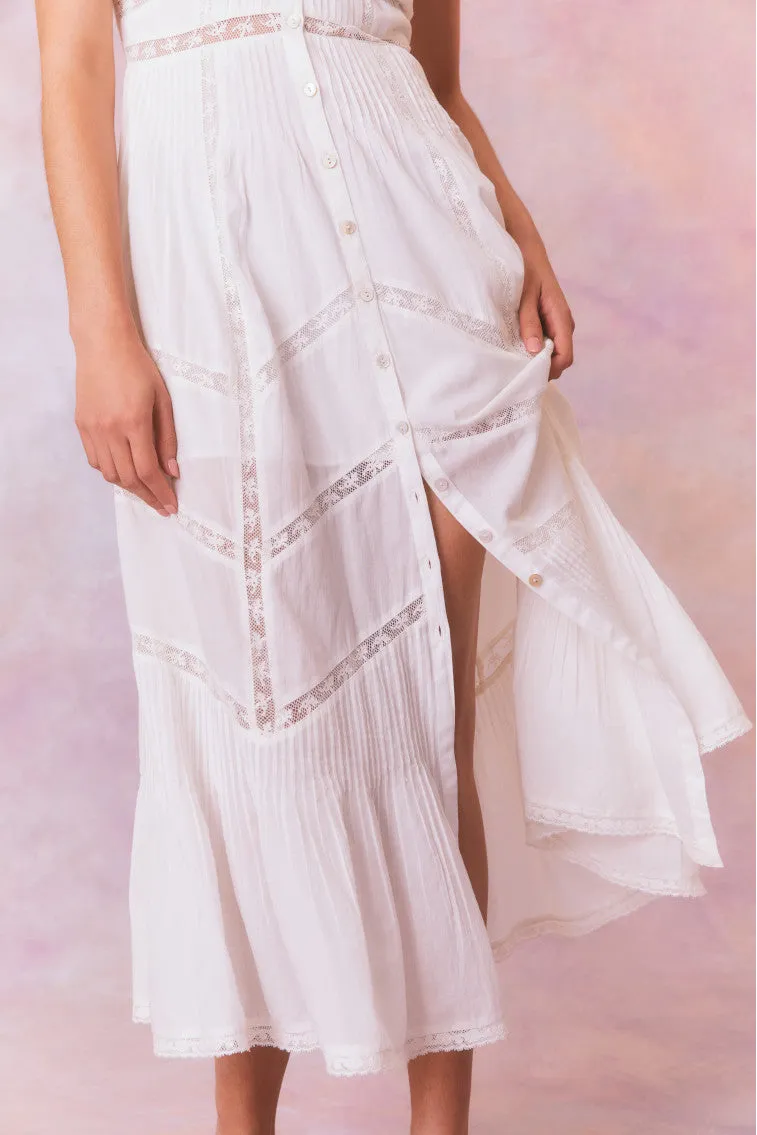 Esilda Heritage Cotton Midi Dress sold by LoveShackFancy product image thumbnail 4