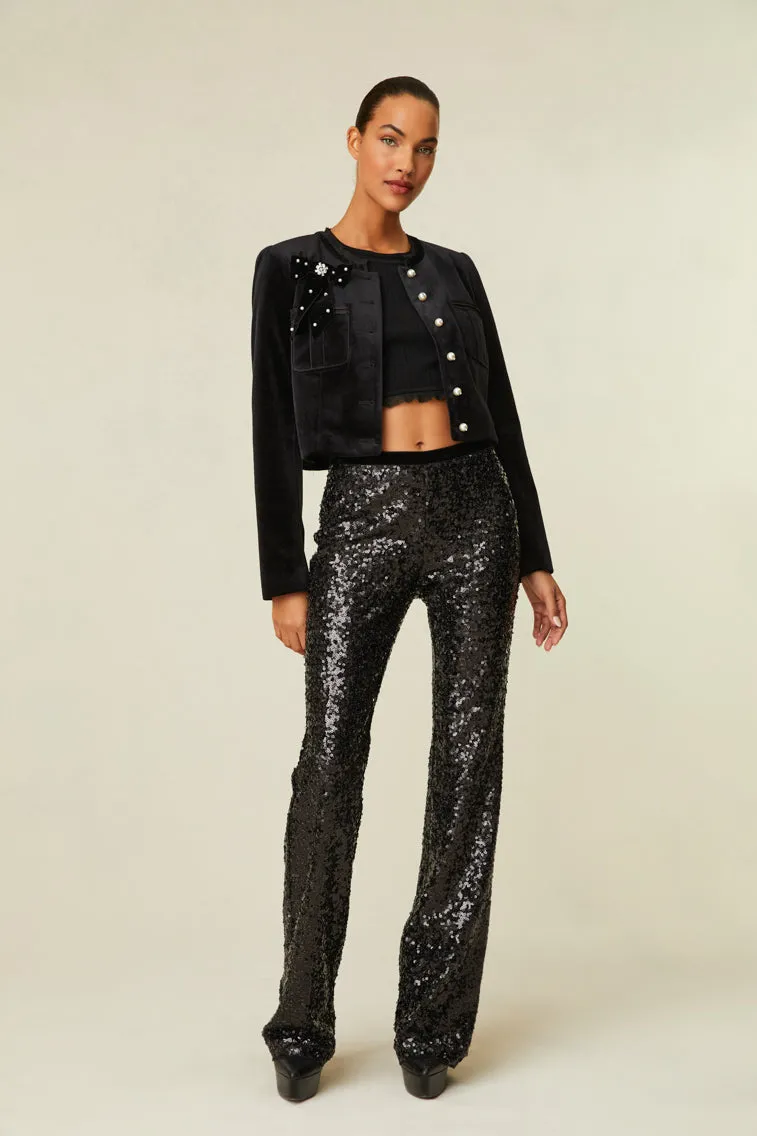 Journee Sequin Pant sold by LoveShackFancy product image thumbnail 4