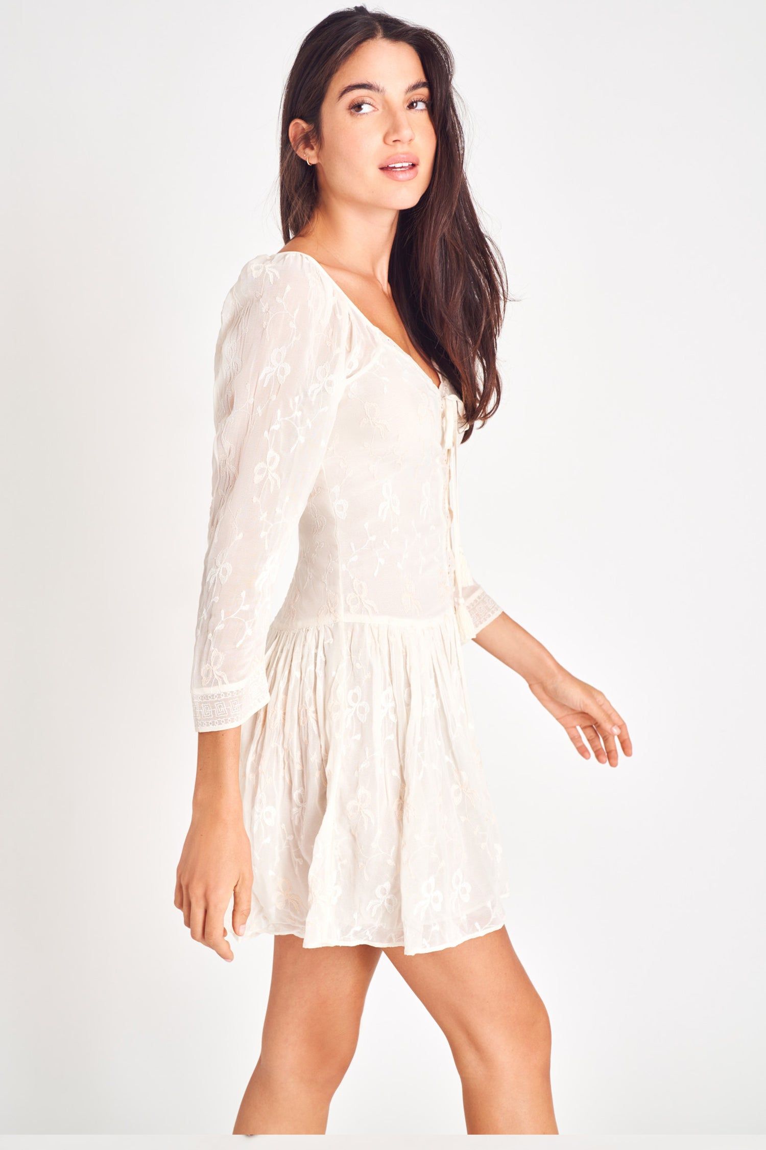 Deeba Mini Dress sold by LoveShackFancy product image thumbnail 4