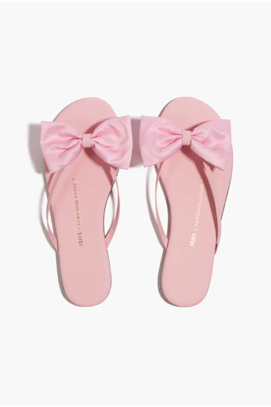 LoveShackFancy x Tkees Oversized Bow Sandals sold by LoveShackFancy