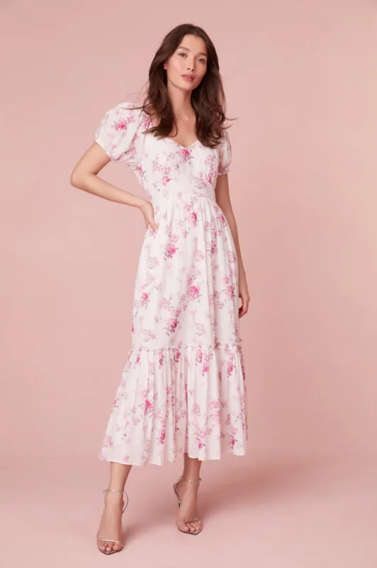 Angie Cotton Midi Dress sold by LoveShackFancy