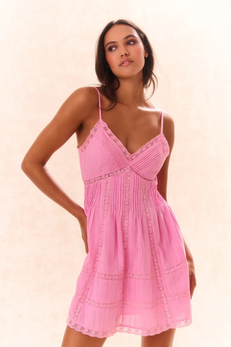 Docila Cotton Mini Dress - PINK sold by LoveShackFancy product image thumbnail 3