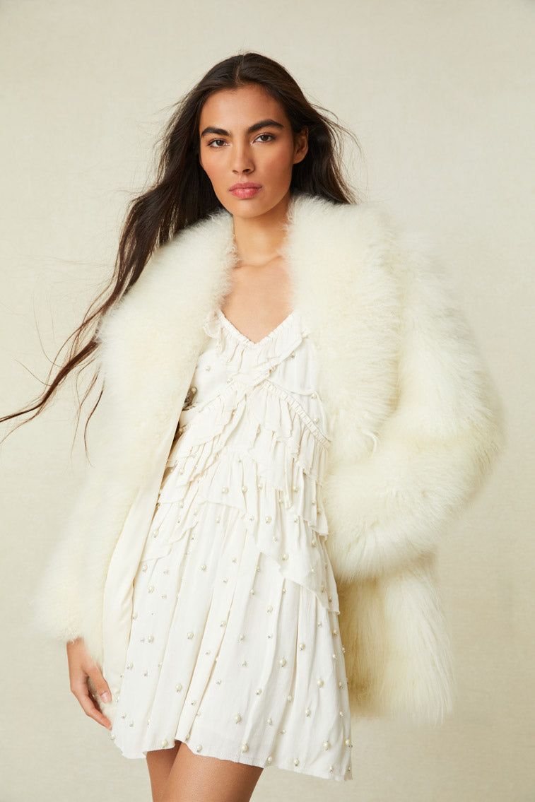 Sheana Shearling Jacket sold by LoveShackFancy product image thumbnail 5