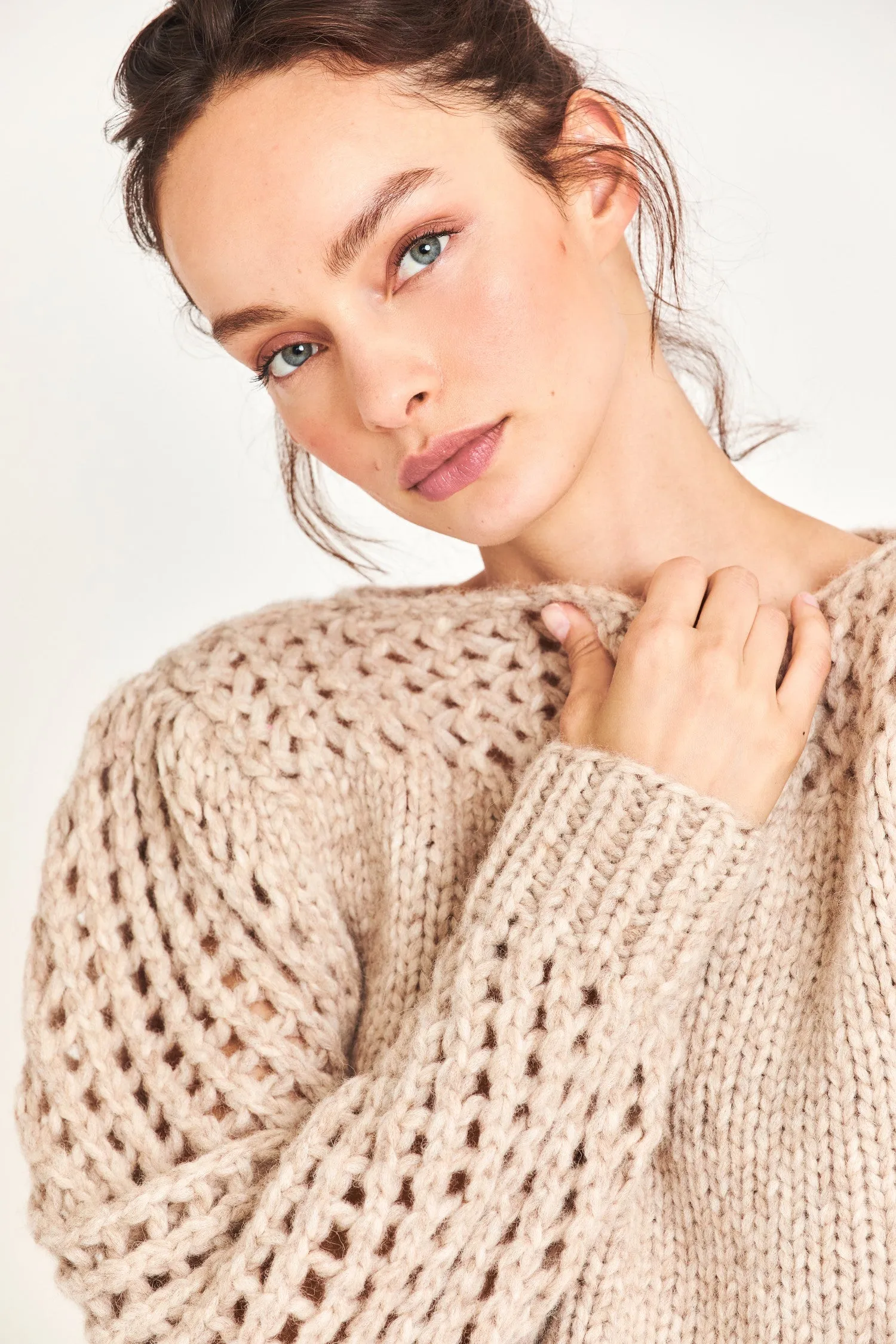 Larson Alpaca Crop Pullover sold by LoveShackFancy product image thumbnail 2