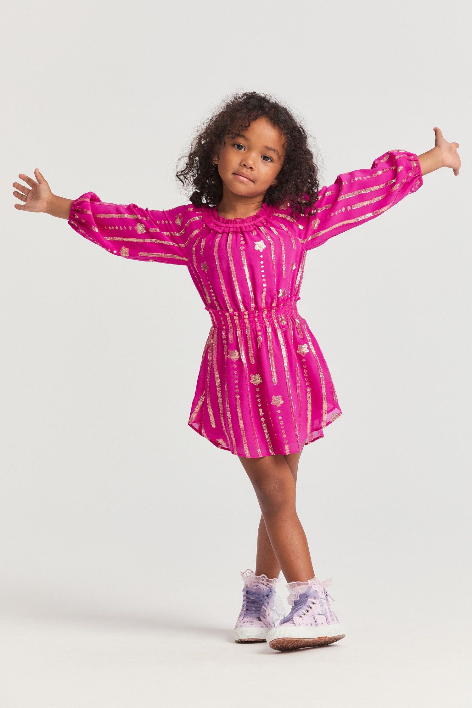 Girls Mini Popover Dress sold by LoveShackFancy product image thumbnail 2