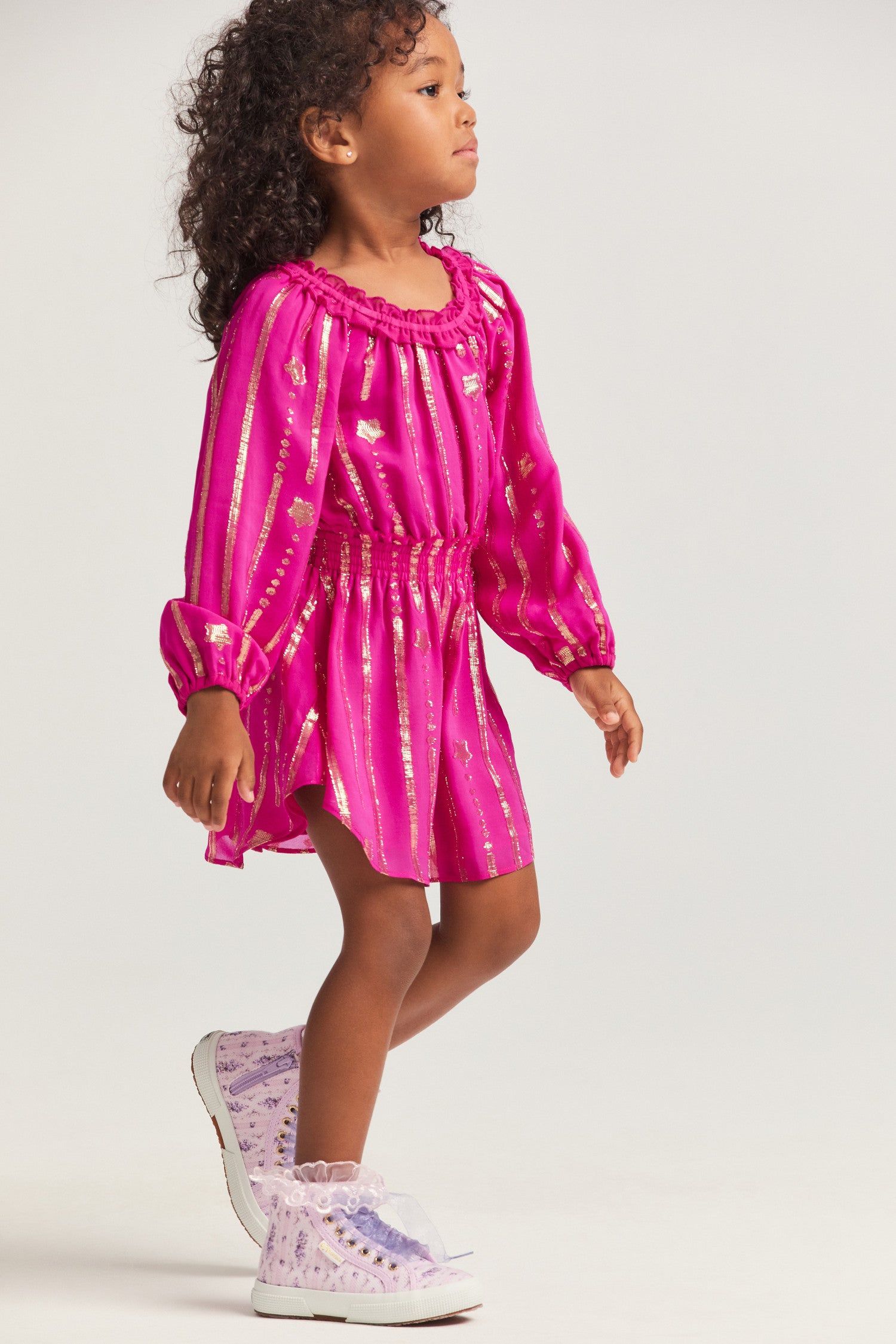 Girls Mini Popover Dress sold by LoveShackFancy product image thumbnail 4