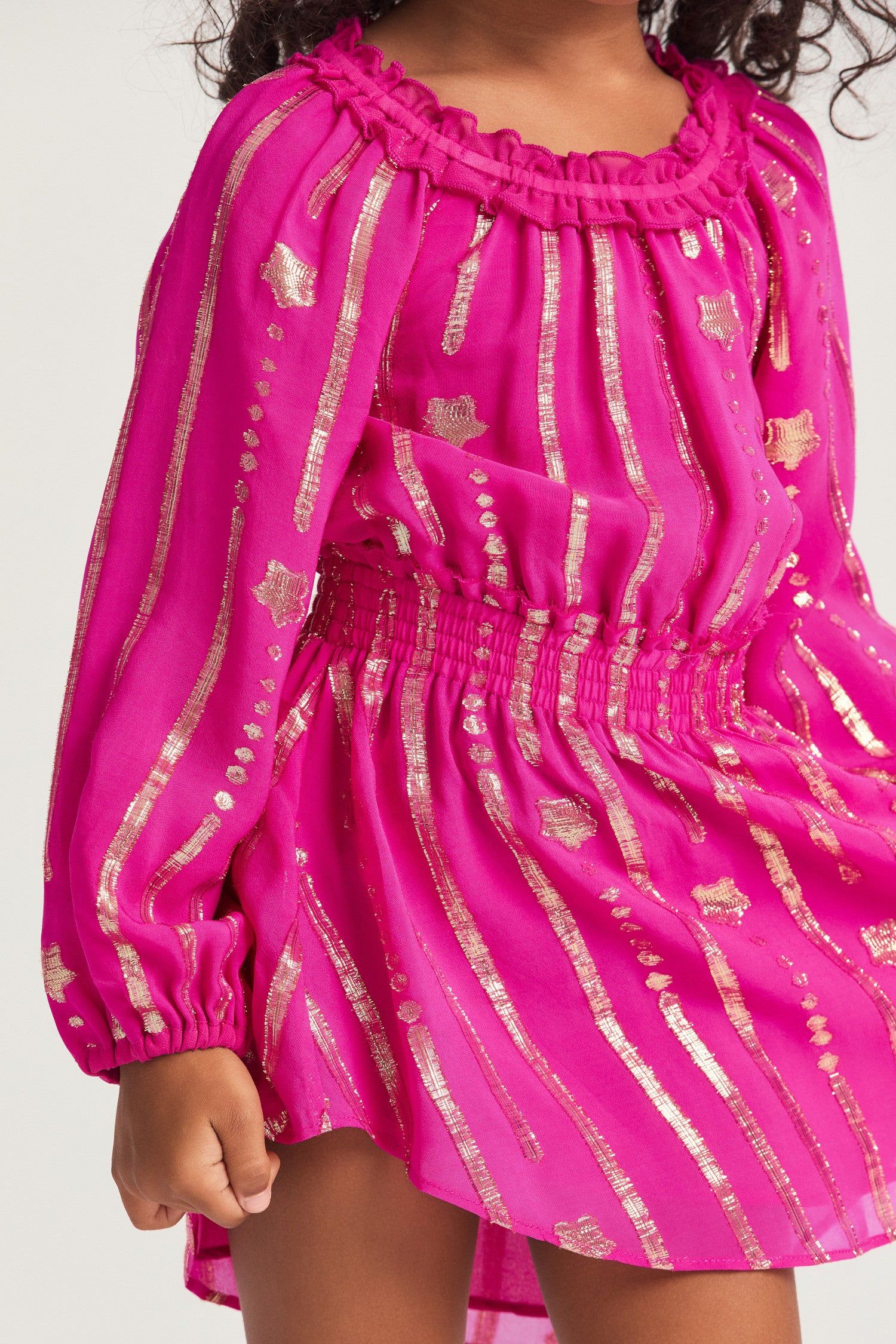 Girls Mini Popover Dress sold by LoveShackFancy product image thumbnail 3