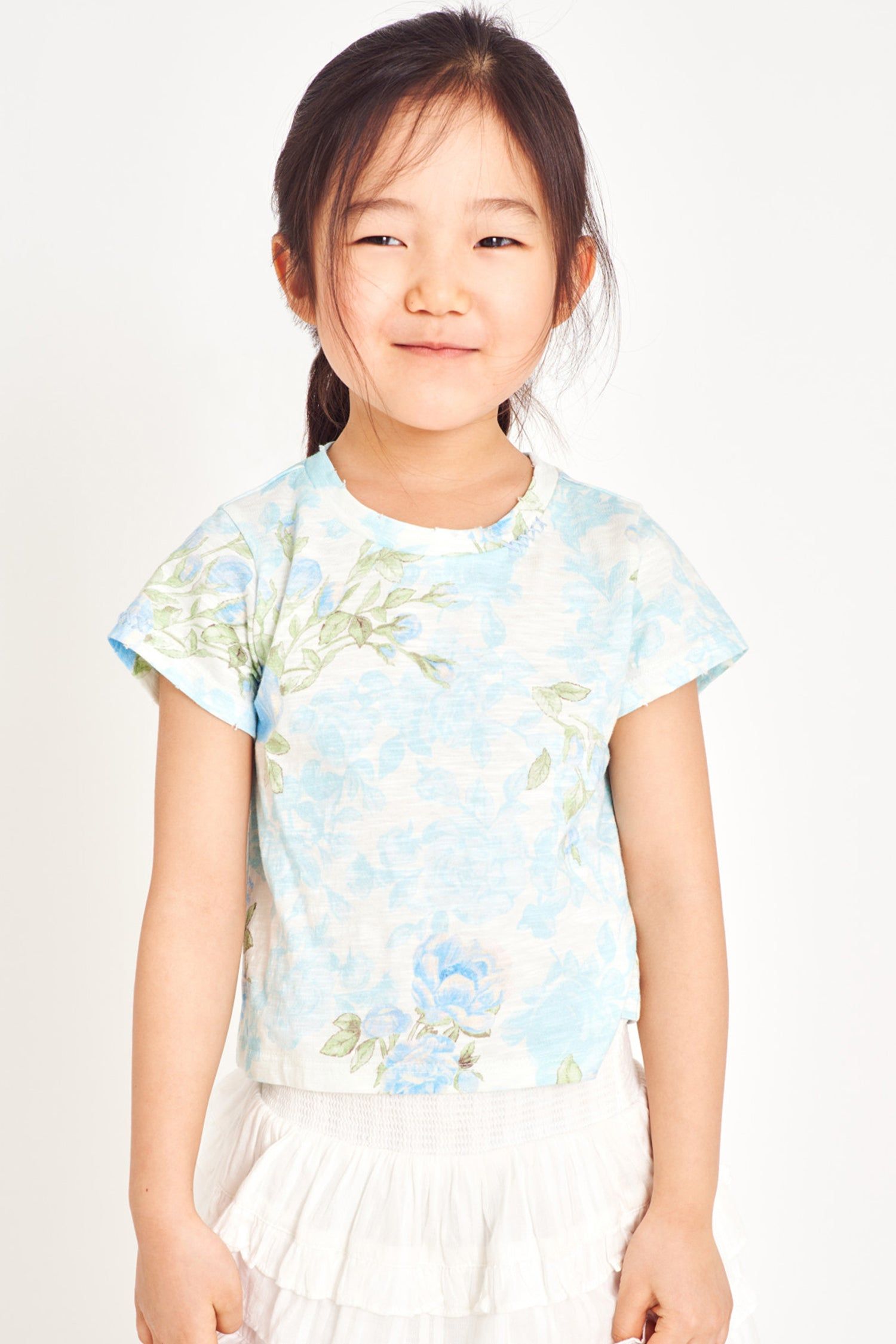 Girls Mini Calix Cotton Tee sold by LoveShackFancy