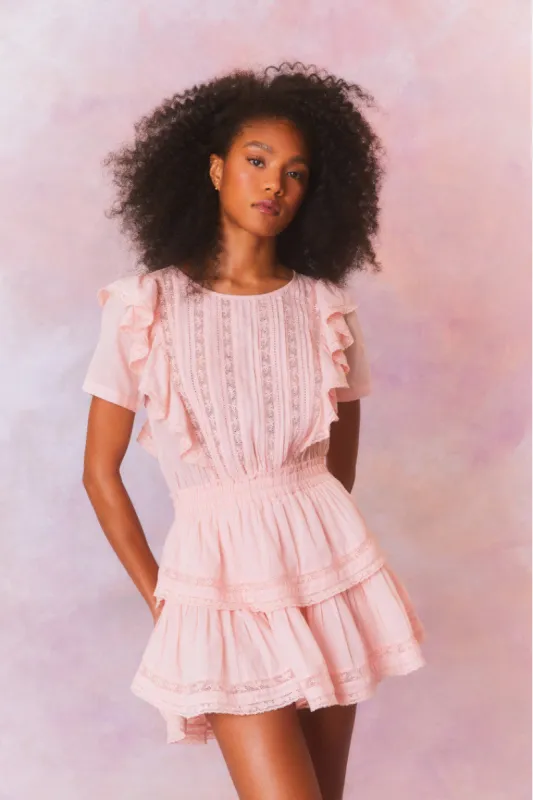 Pastel Natasha Mini Dress sold by LoveShackFancy
