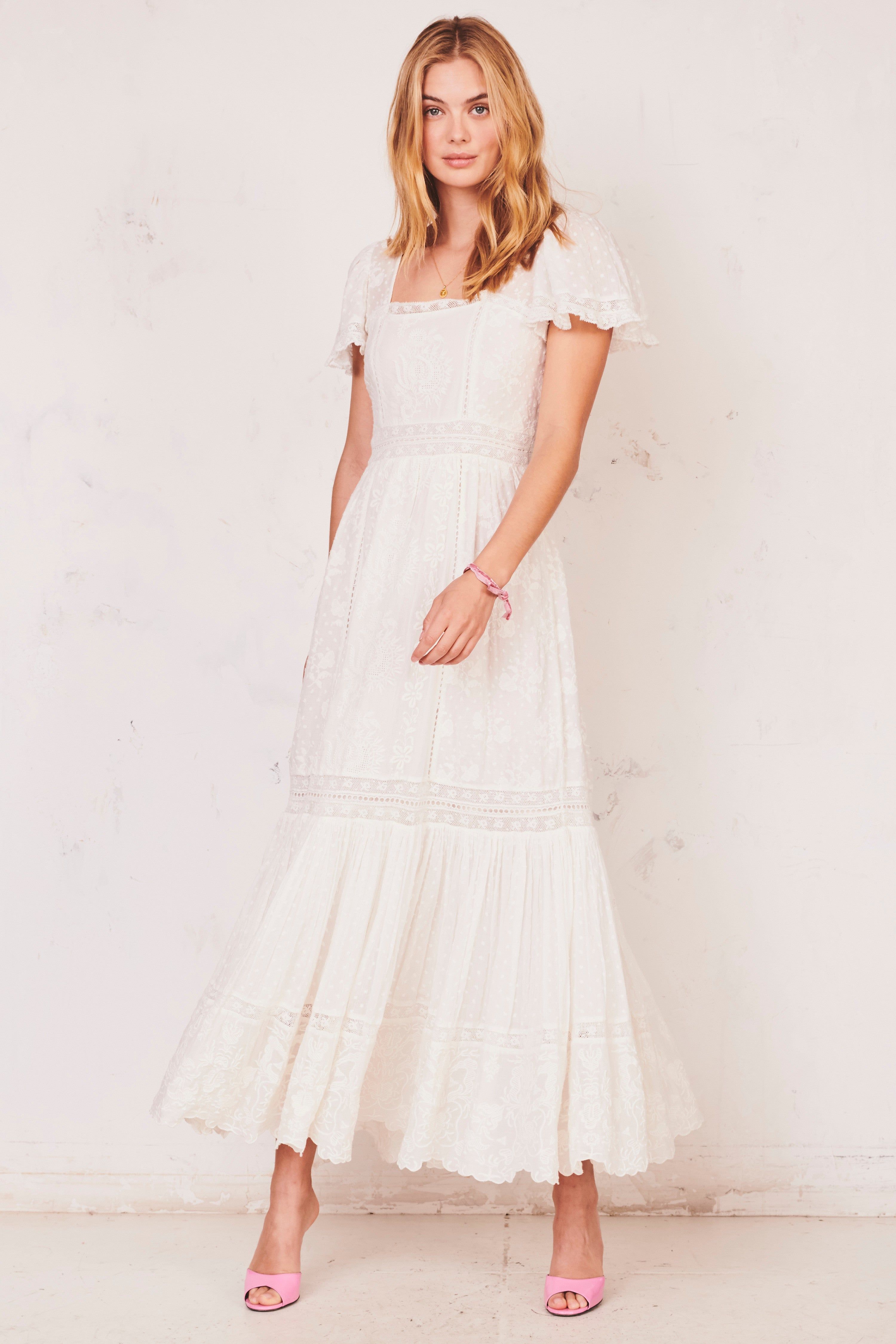 Norma Midi Dress sold by LoveShackFancy product image thumbnail 5