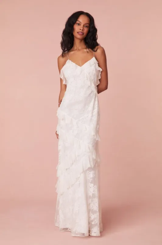 Rialto Lace Maxi Dress- IVORY sold by LoveShackFancy