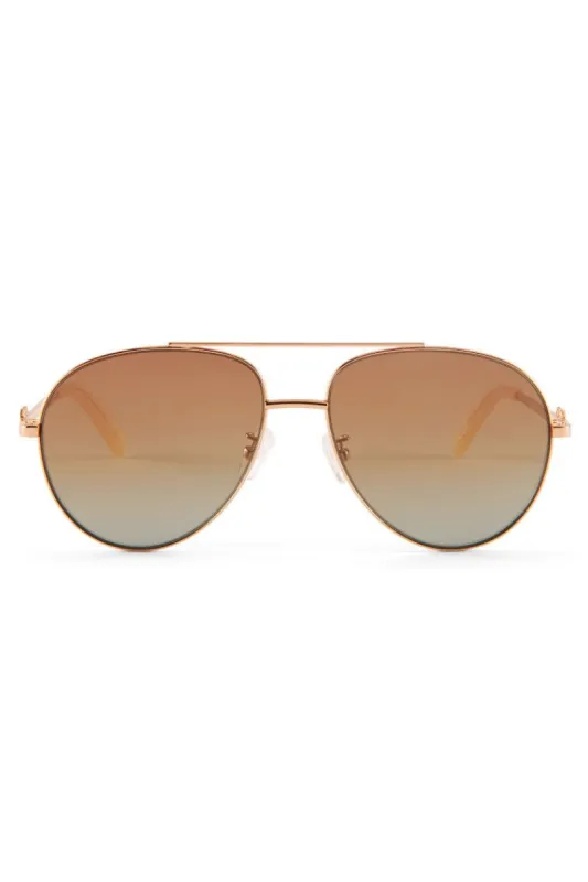 Lalita Sunglasses - SUNSET GOLD sold by LoveShackFancy