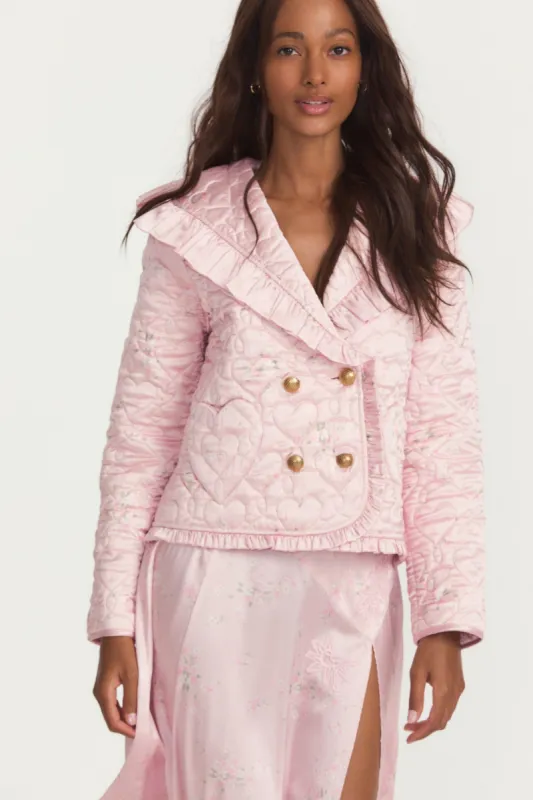 Jolyn Quilted Jacket sold by LoveShackFancy