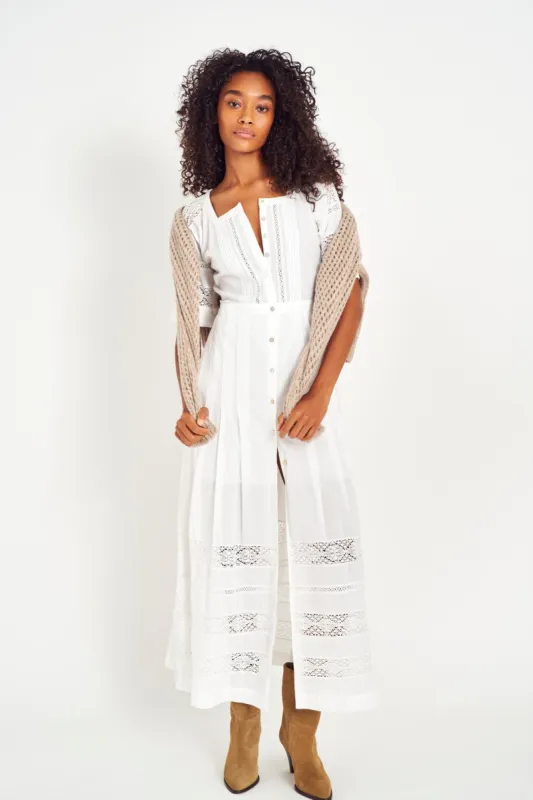 Edie Dress - White sold by LoveShackFancy